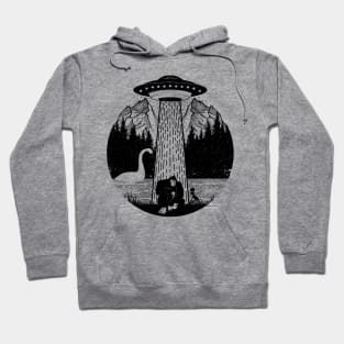 Bigfoot Ufo Abduction Alien Loch Ness Monster Hoodie